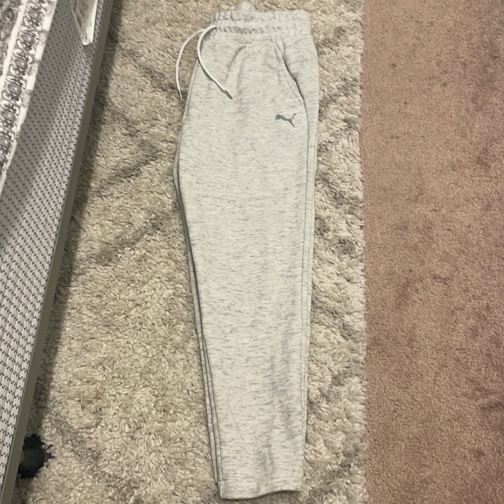 Size S lightly worn Puma sweats. No damage or stains.